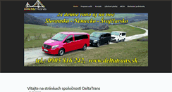 Desktop Screenshot of deltatrans.sk